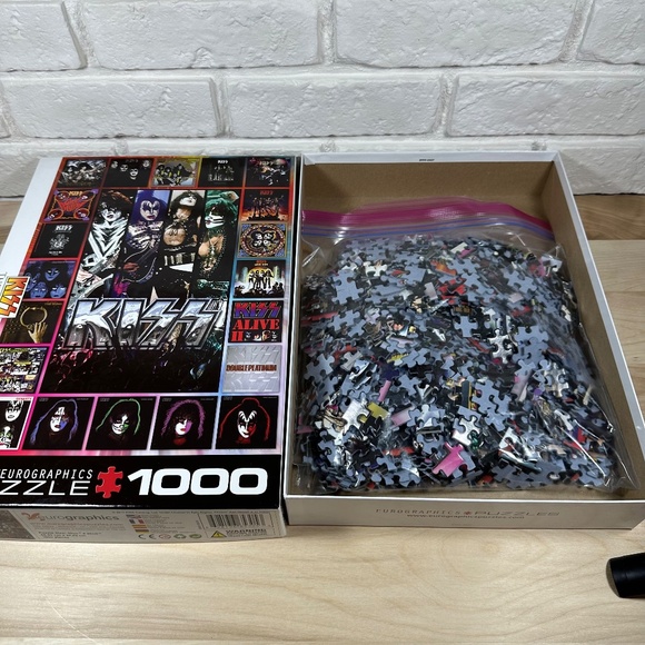 Kiss: the Albums Jigsaw Puzzle 1000-Piece by Eurographics - Picture 2 of 3